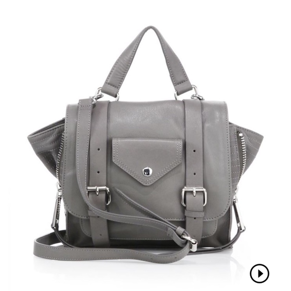 🎉EUC Linea Pelle Rowan mini leather messenger bag